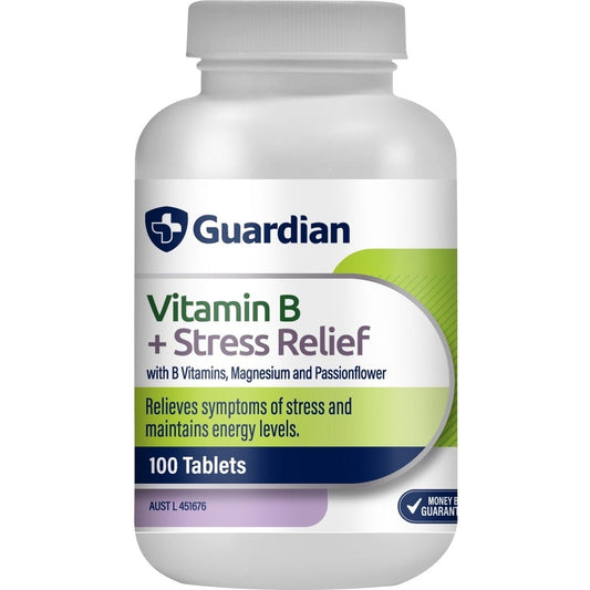 Guardian Vitamin B + Stress Relief100tab