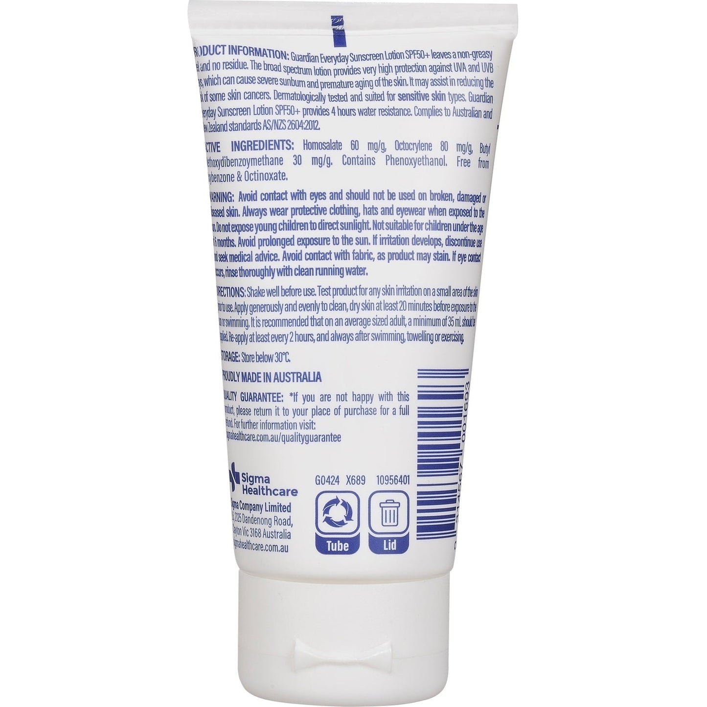 Guardian Everyday Sunscreen Spf50+ 50ml