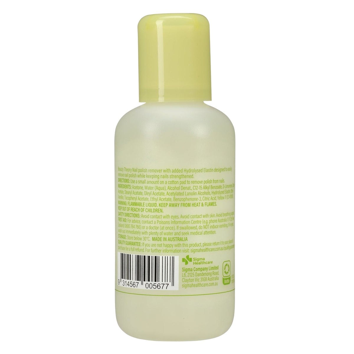 Beauty Theory Nail Polish Remover 125Ml