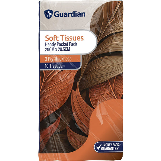 Guardian Tissues Single 10 Pk