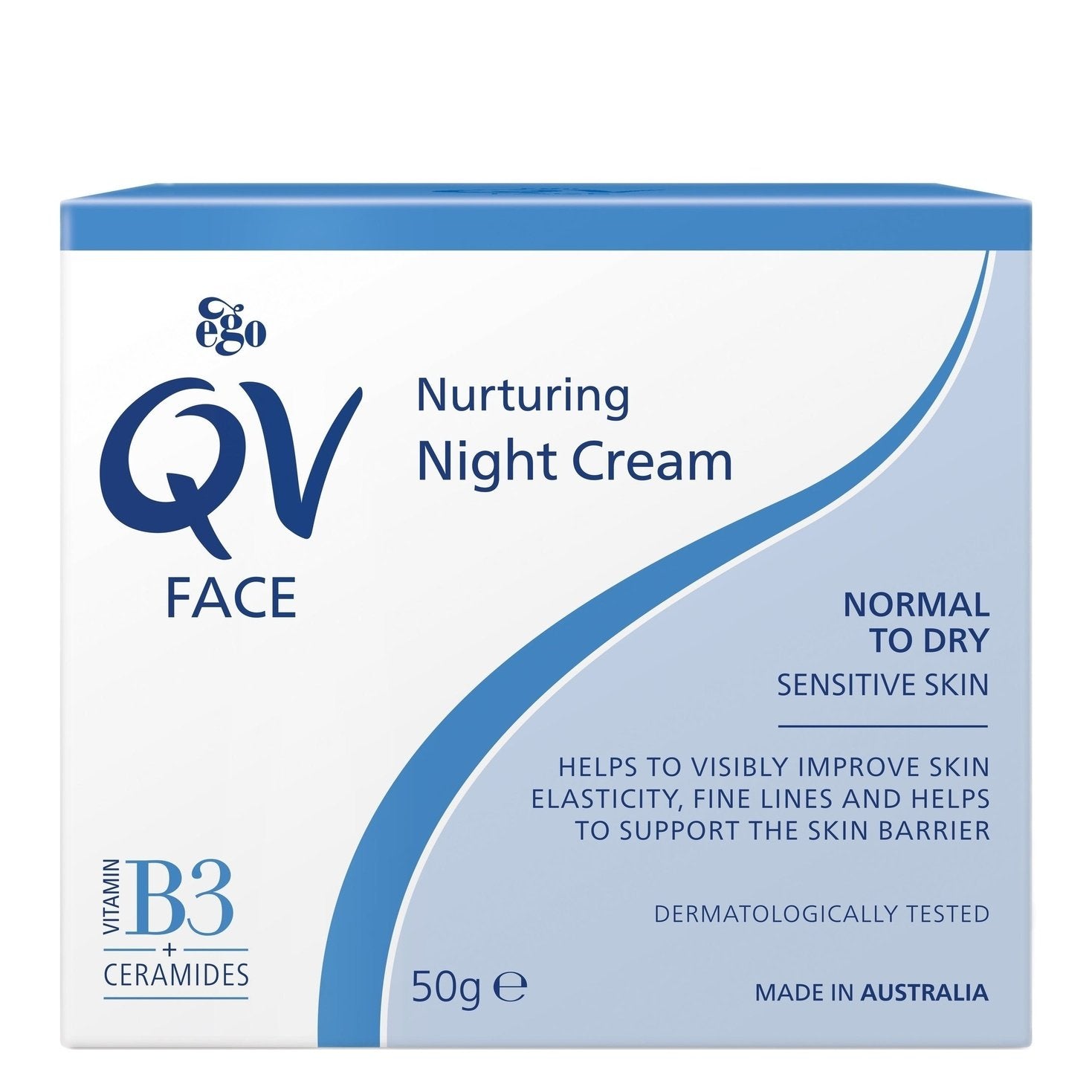 Ego QV Face Nurturing Night Cream 50g With Vitamin B3 - Cutprice Online