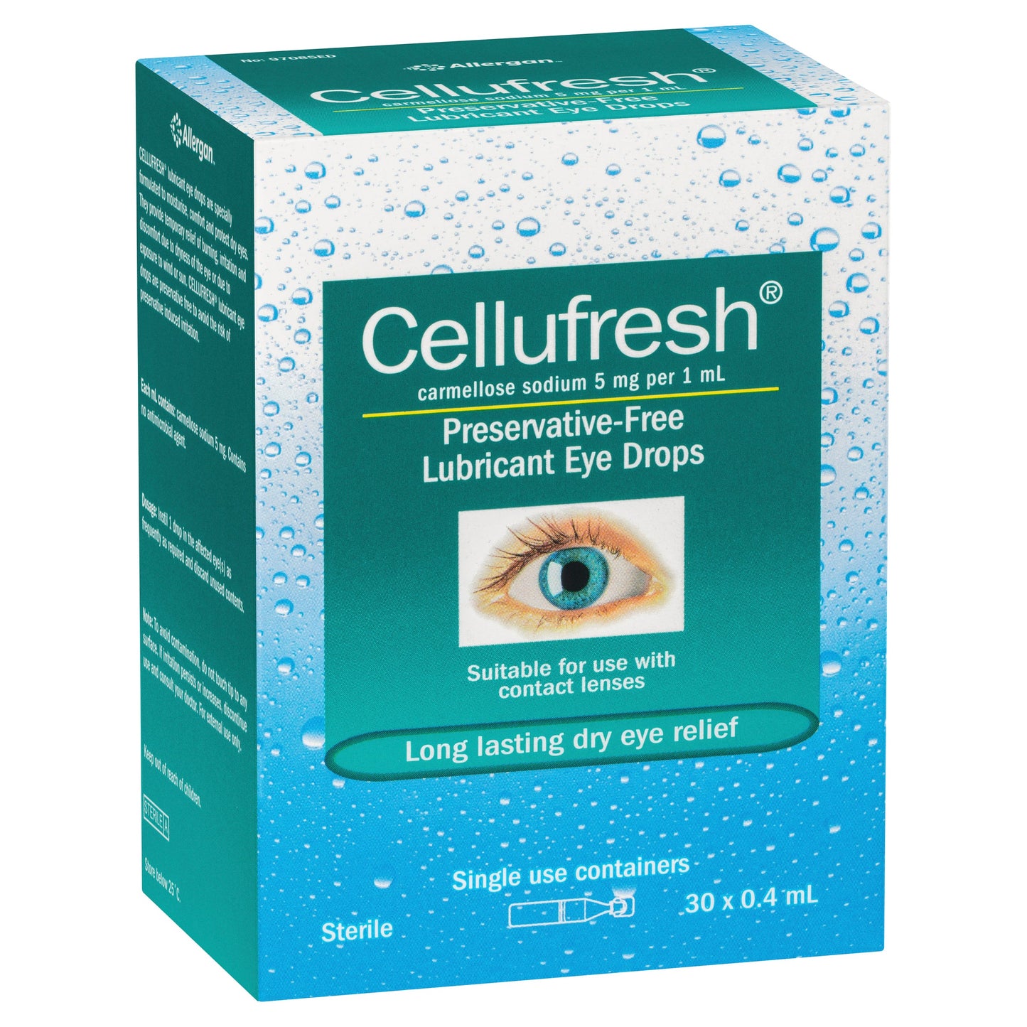 Cellufresh Eye Drops 30 X 0.4ml Vials - Cutprice Online
