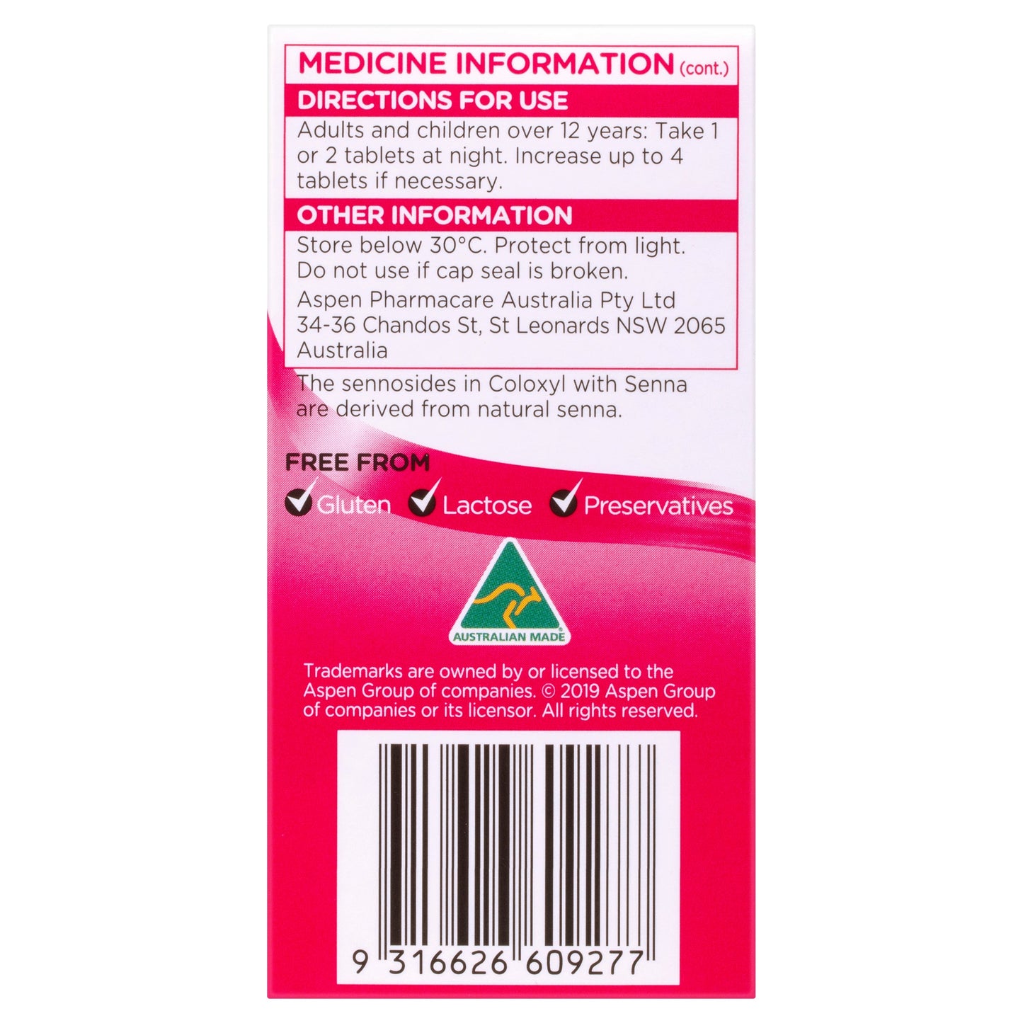 Coloxyl & Senna 90 Tablets - Cutprice Online