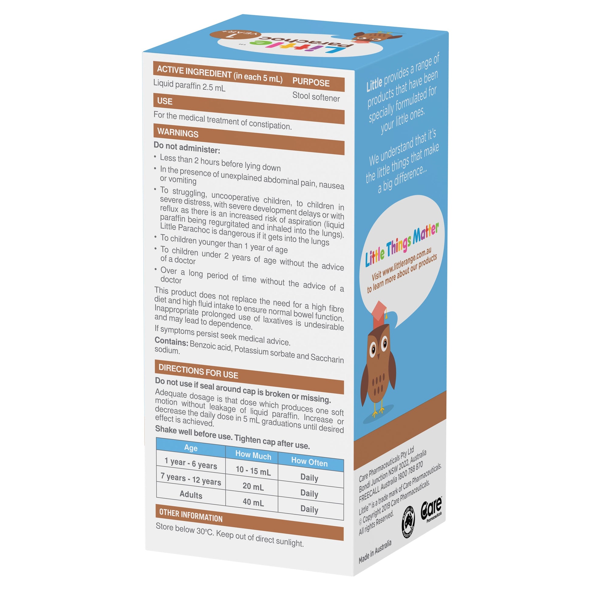 Parachoc 400mL Liquid Paraffin - Cutprice Online