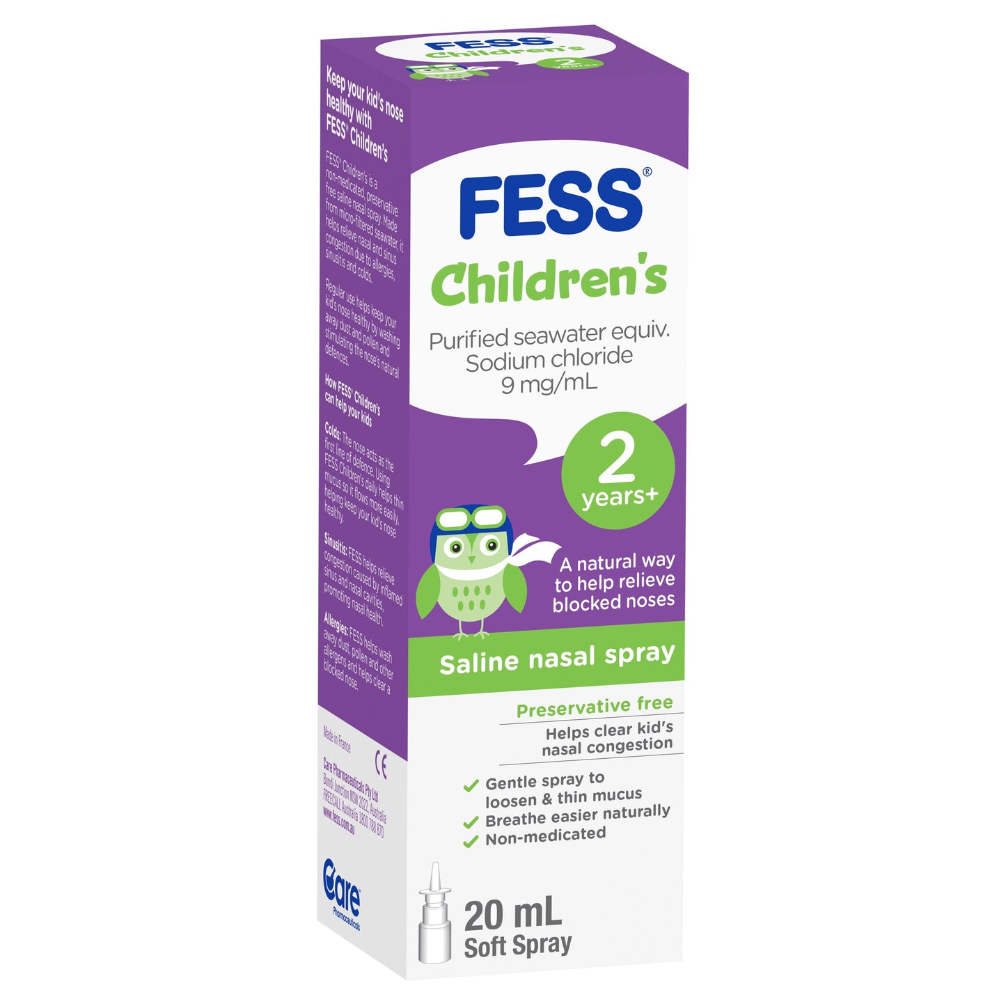 Fess Children's Nasal Spray 20ml - Cutprice Online