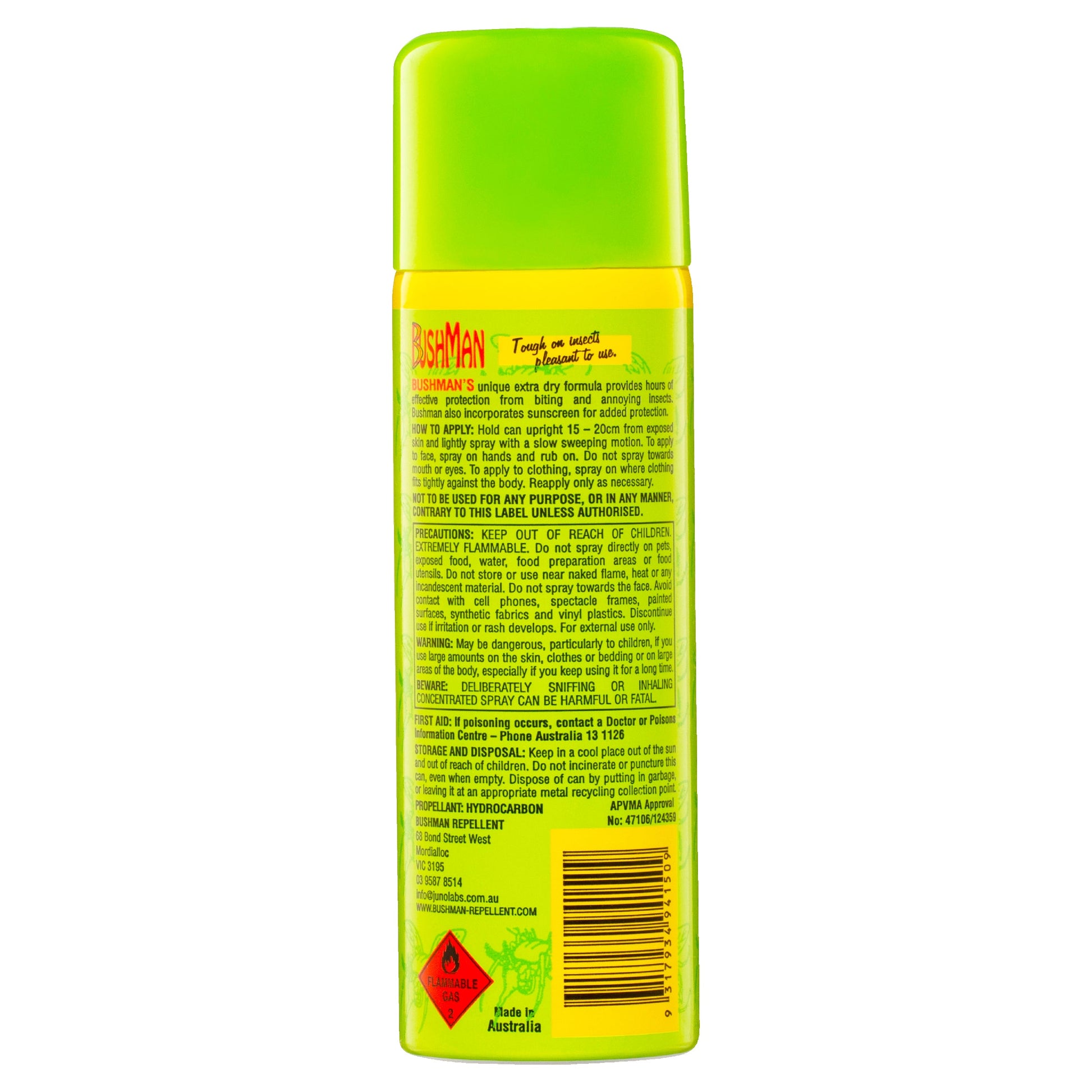 Bushman Plus 20% Deet Insect Repellent Aerosol 150g - Cutprice Online