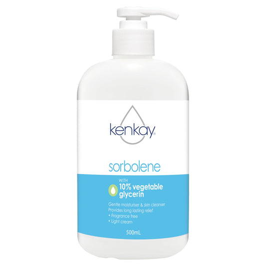 Kenkay Skin Relief Sorbolene & Glycerin 10% Pump 500ml - Cutprice Online