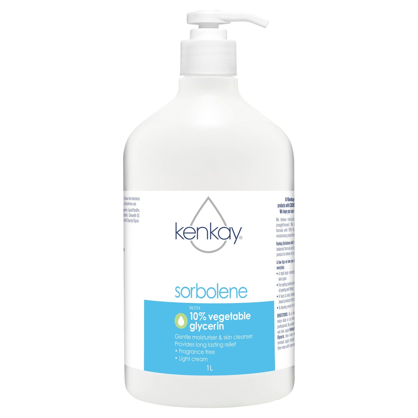 Kenkay Sorbolene With 10% Glycerine 1L Pump - Cutprice Online