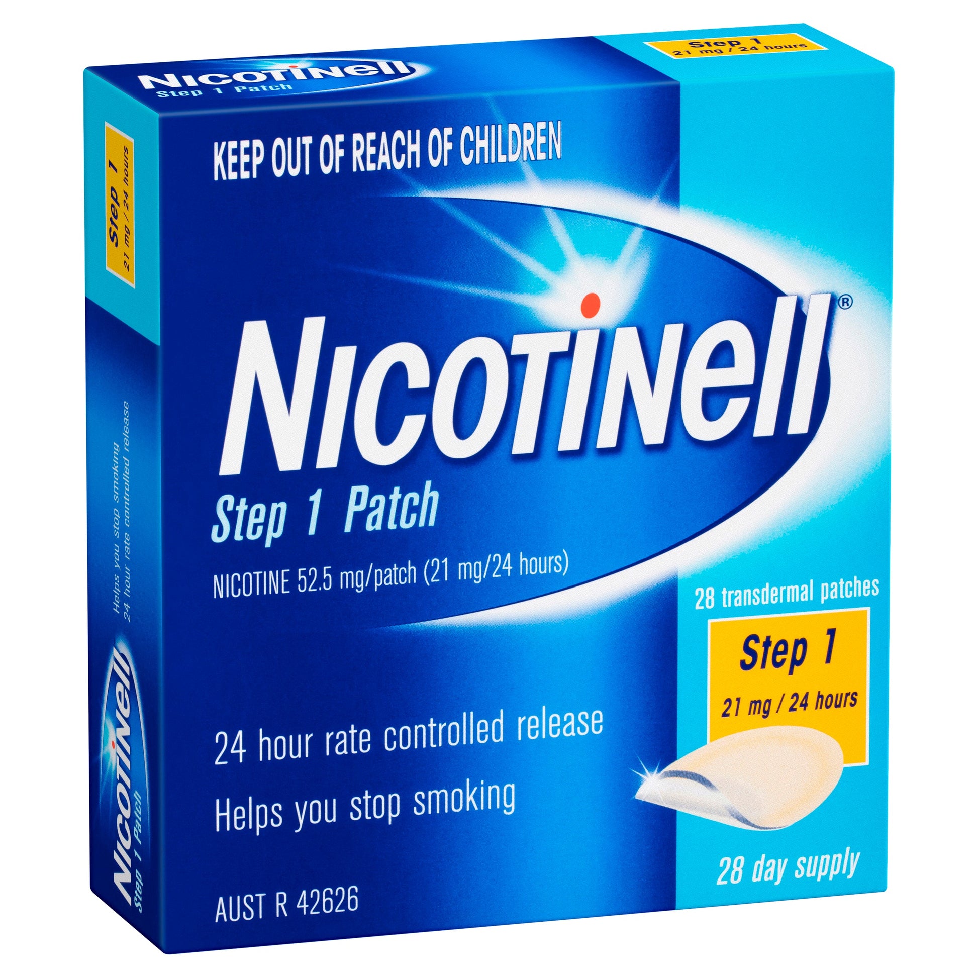 Nicotinell Step 1 Patch 21mg 28pk - Cutprice Online