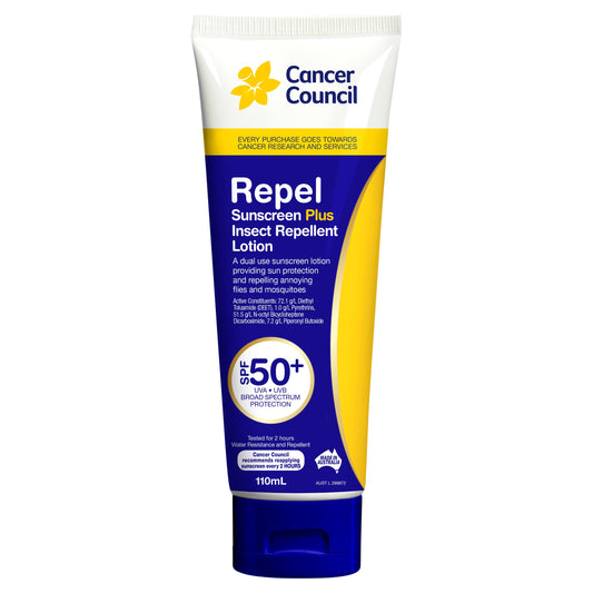 Cancer Council SPF 50+ Insect Repellent 110ml Tube - Cutprice Online
