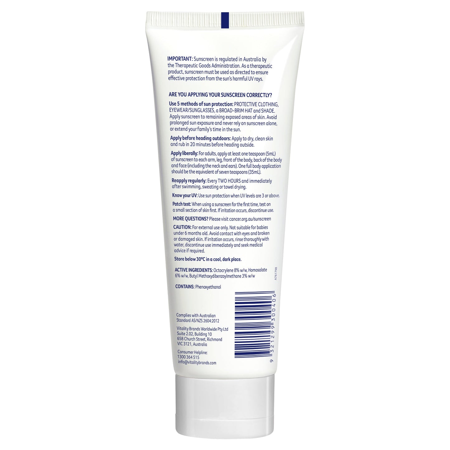 Cancer Council Invisible Daywear SPF 50+ Moisturizer for Face and Body 150ml - Cutprice Online