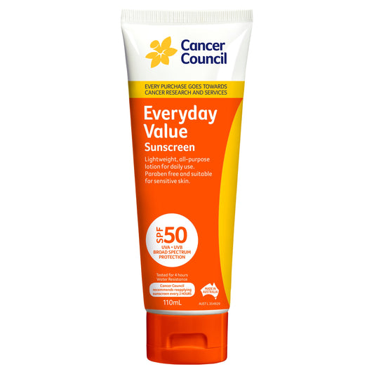 Cancer Council Everyday Value Sunscreen SPF 50 110ml - Cutprice Online