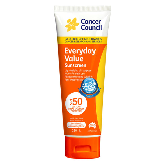 Cancer Council Everyday Value SPF50 Sunscreen 250ml - Cutprice Online