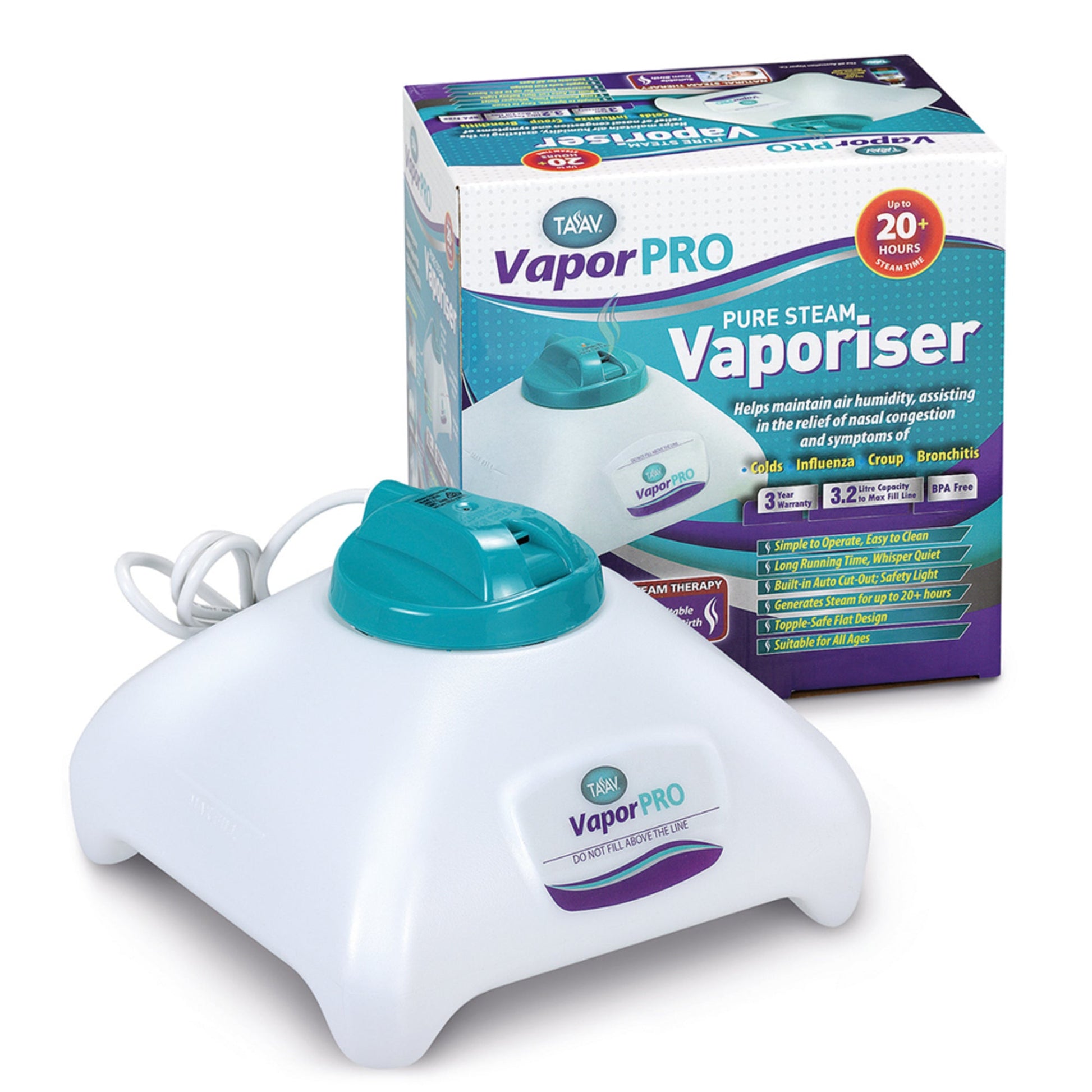Taav VaporPro Pure Steam Vaporiser - Cutprice Online