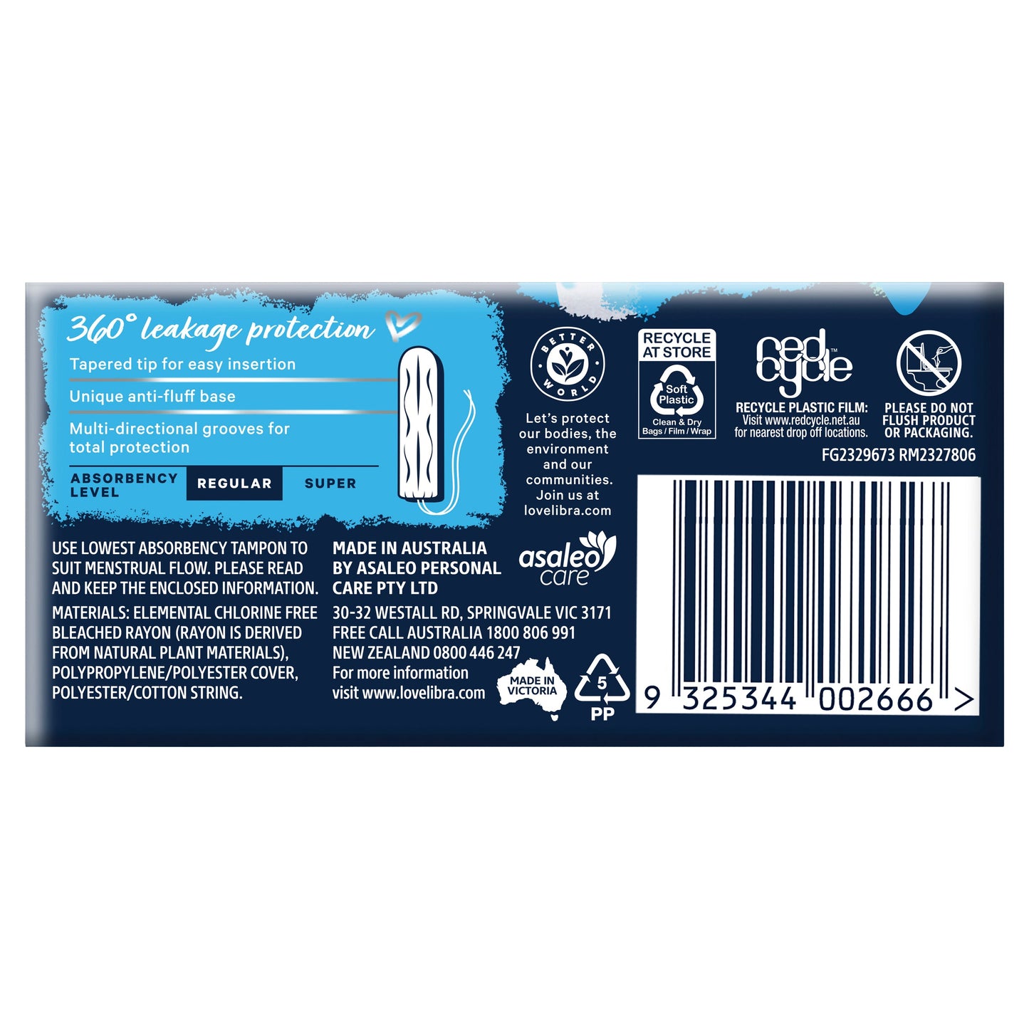 Libra Tampons Regular 16PK - Cutprice Online