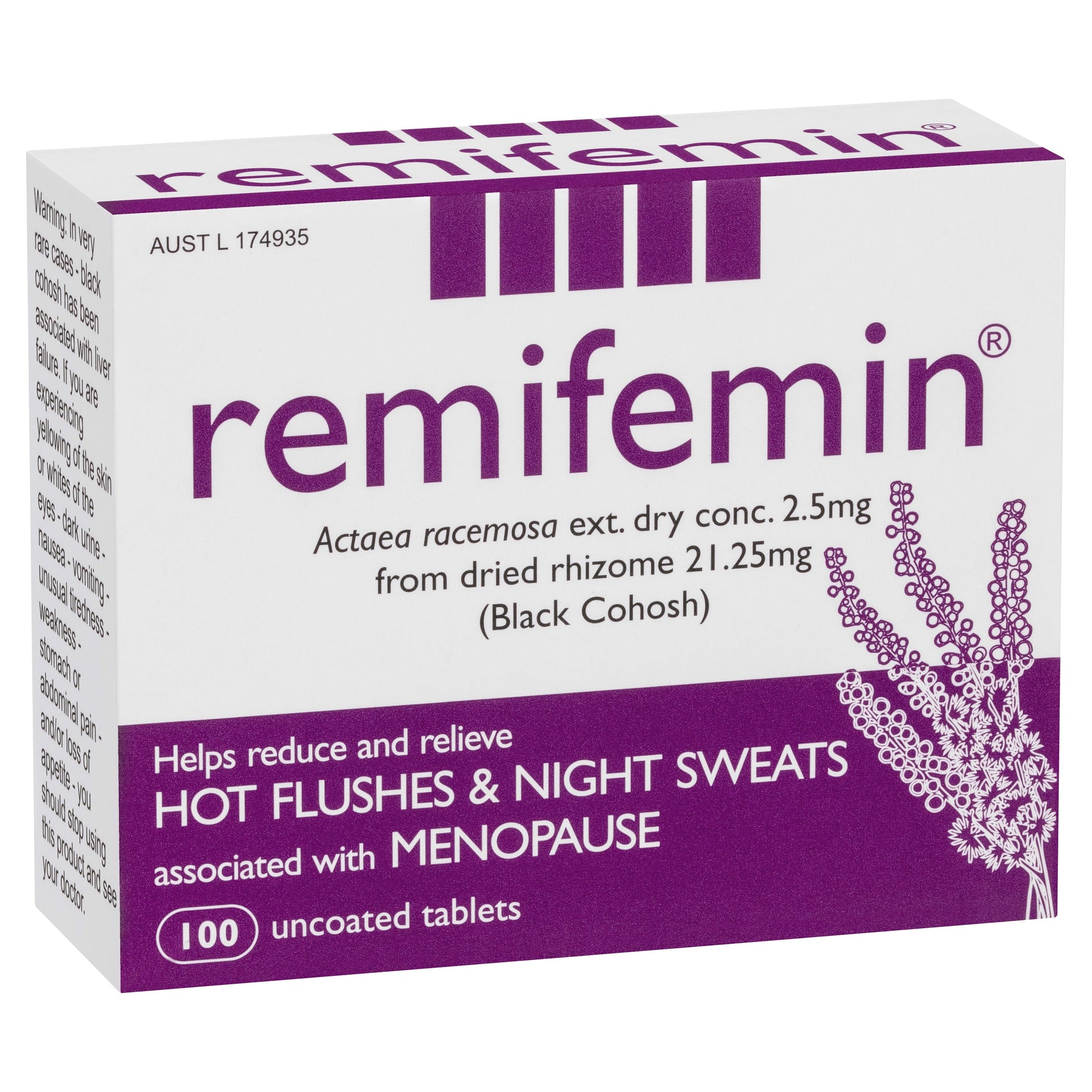 Remifemin Menopause Symptom Relief 100 Tablets - Cutprice Online