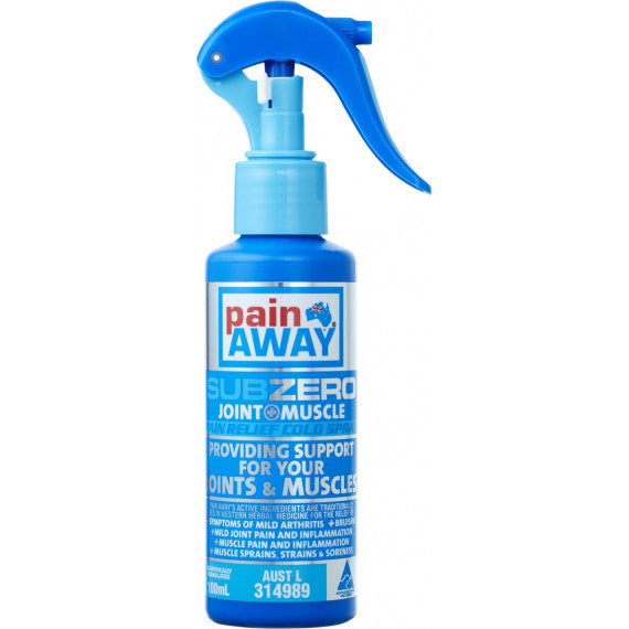 Pain Away Sub Zero Pain Relief Spray 100mL - Cutprice Online