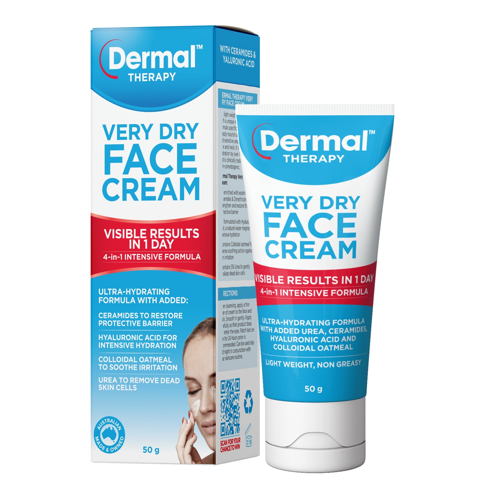 Dermal Therapy Very Dry Face Cream 50g - Cutprice Online