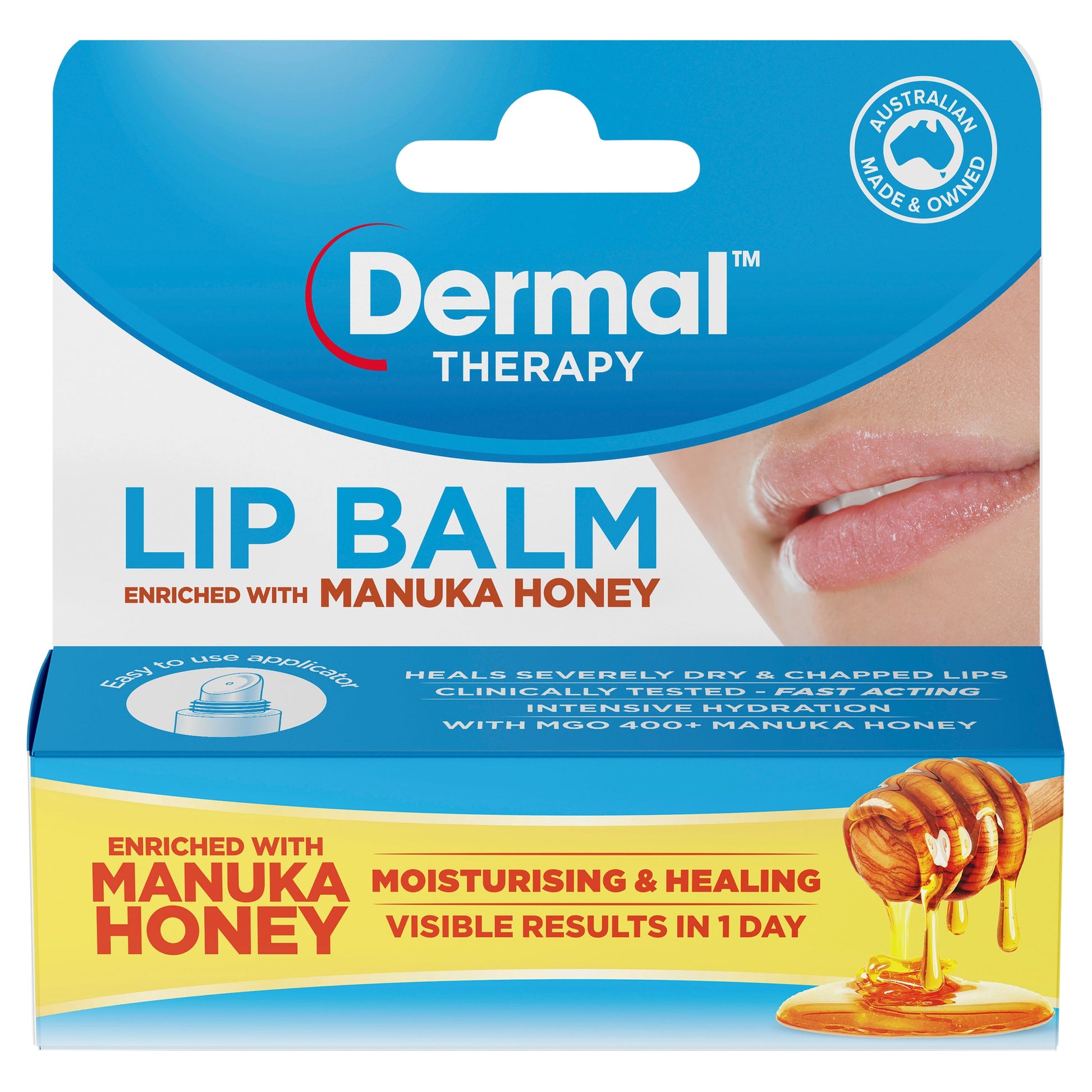 Dermal Therapy Lip Balm Manuka Honey 10g - Cutprice Online