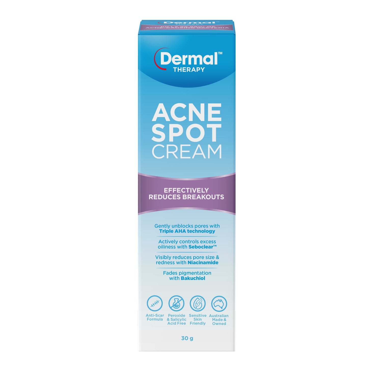Dermal Therapy Acne Spot Cream 30g - Cutprice Online