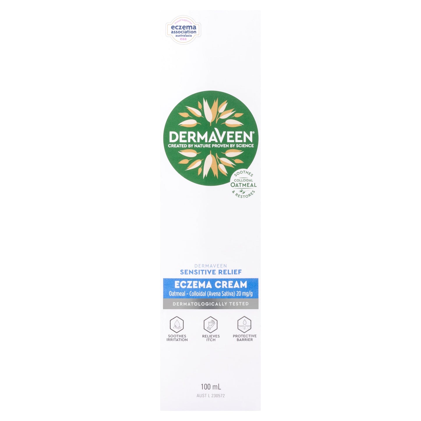 DermaVeen Sensitive Relief Eczema Cream 100ml - Cutprice Online