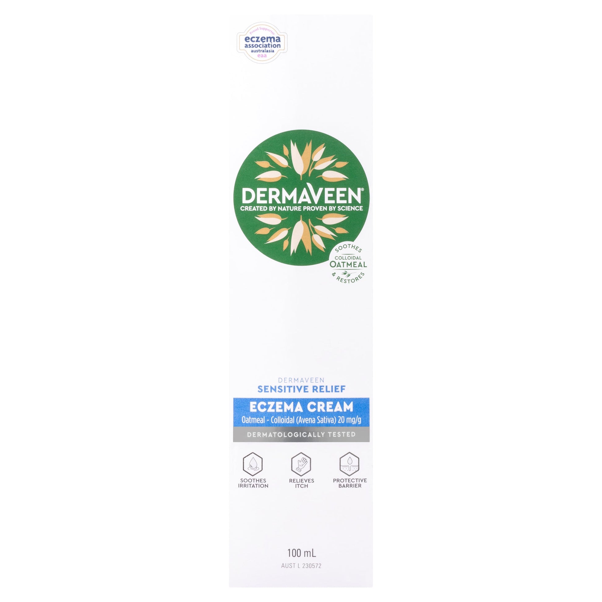 DermaVeen Sensitive Relief Eczema Cream 100ml - Cutprice Online
