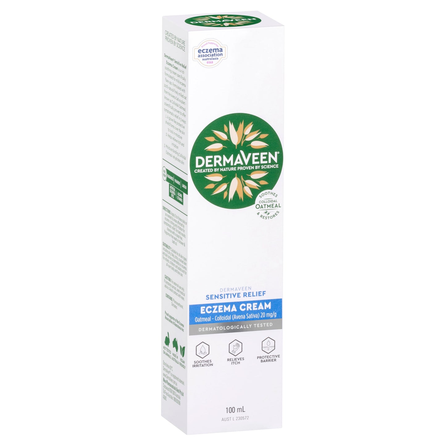 DermaVeen Sensitive Relief Eczema Cream 100ml - Cutprice Online