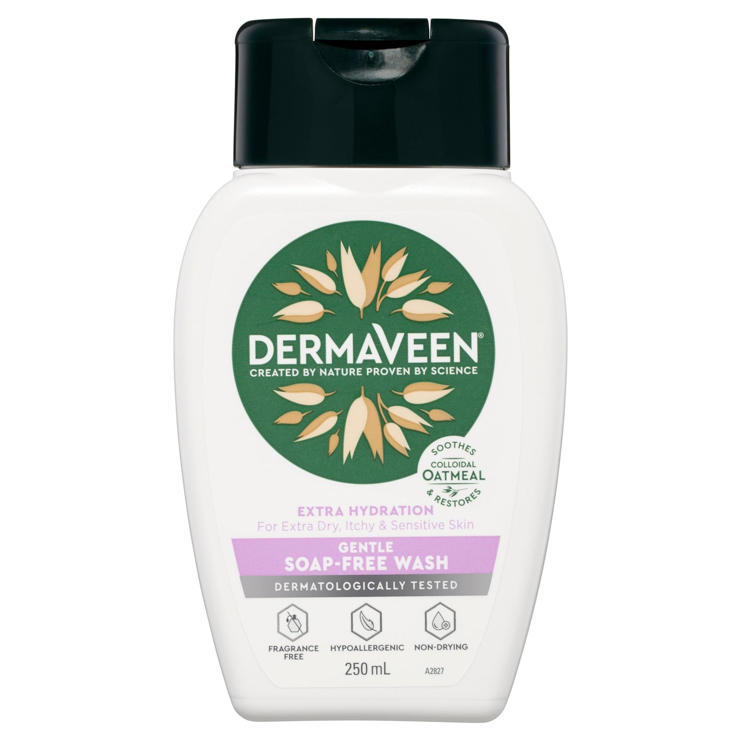 DermaVeen Extra Hydration Soap Free Wash 250ml - Cutprice Online