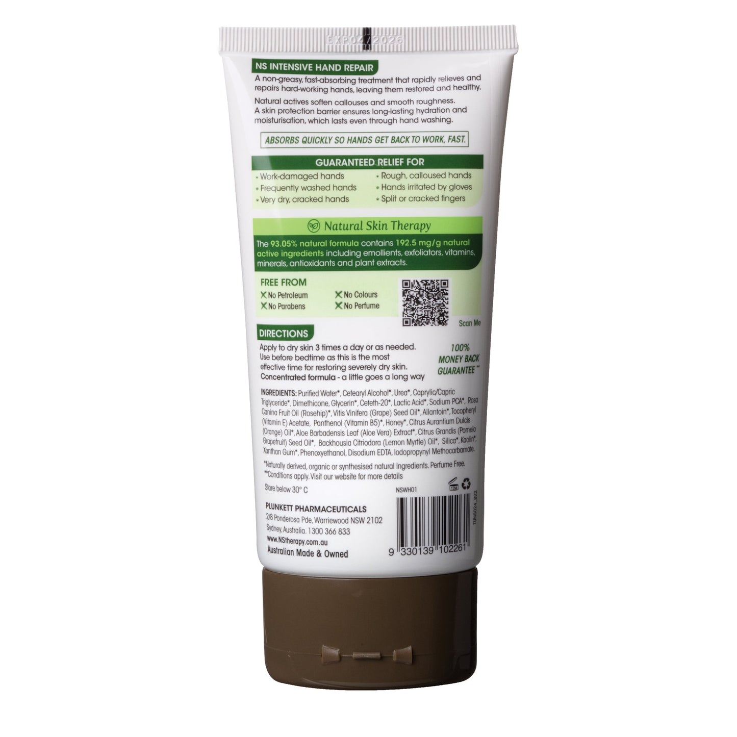 Plunkett NS Working Hands Intensive 150g - Cutprice Online
