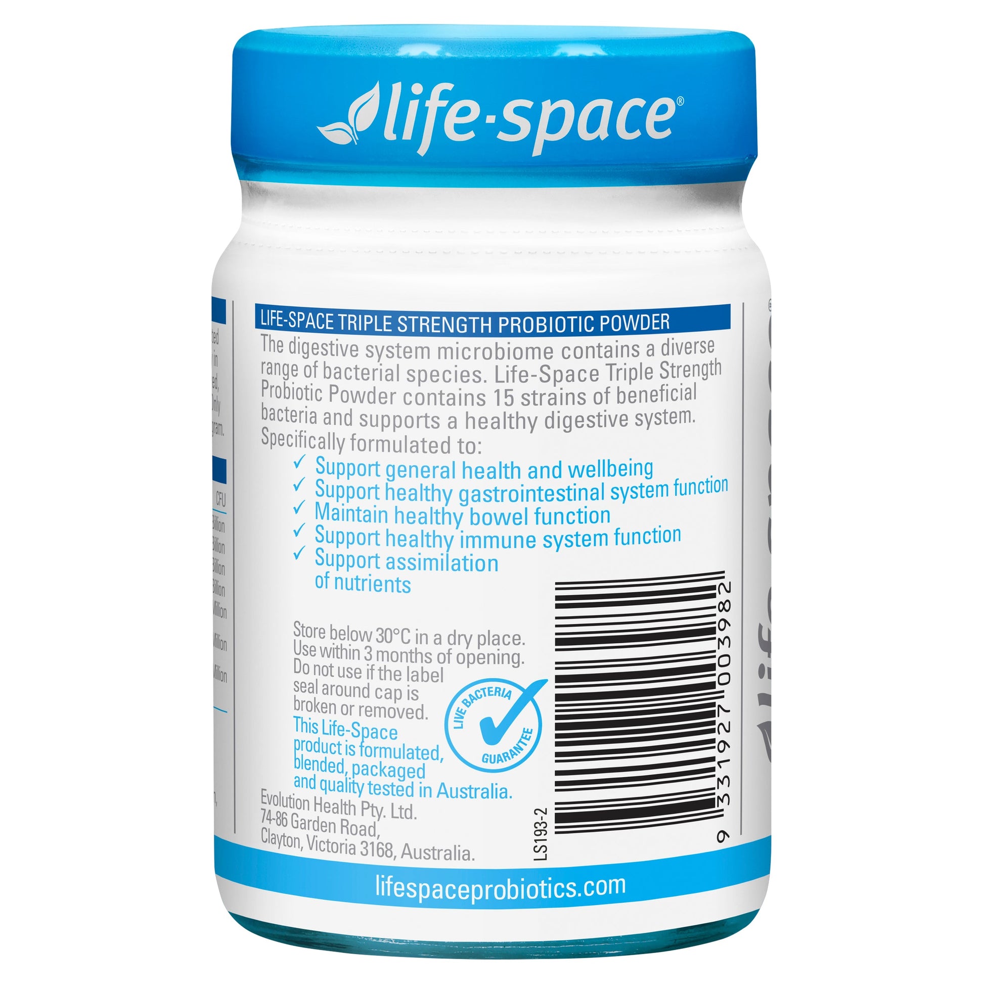 Life Space Triple Strength Probiotic Powder 30g - Cutprice Online
