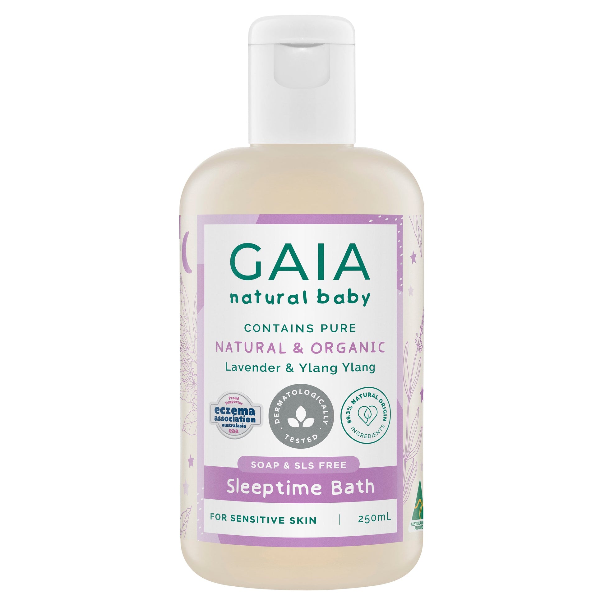 GAIA Natural Baby Sleeptime Bath Wash 250ml - Cutprice Online