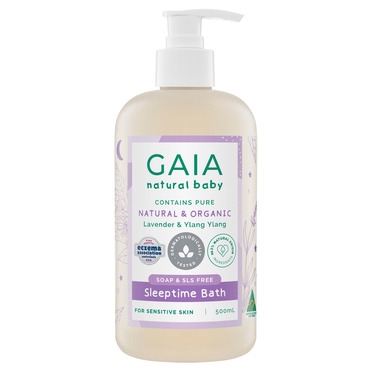 GAIA Natural Baby Sleeptime Bath 500mL - Cutprice Online