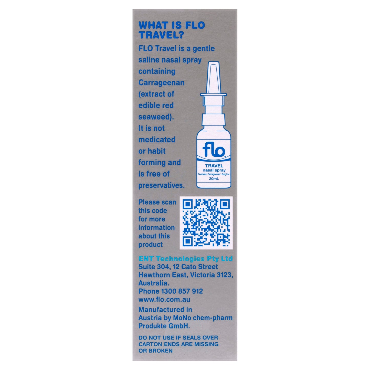 FLO Travel Nasal Spray 20ml - Cutprice Online