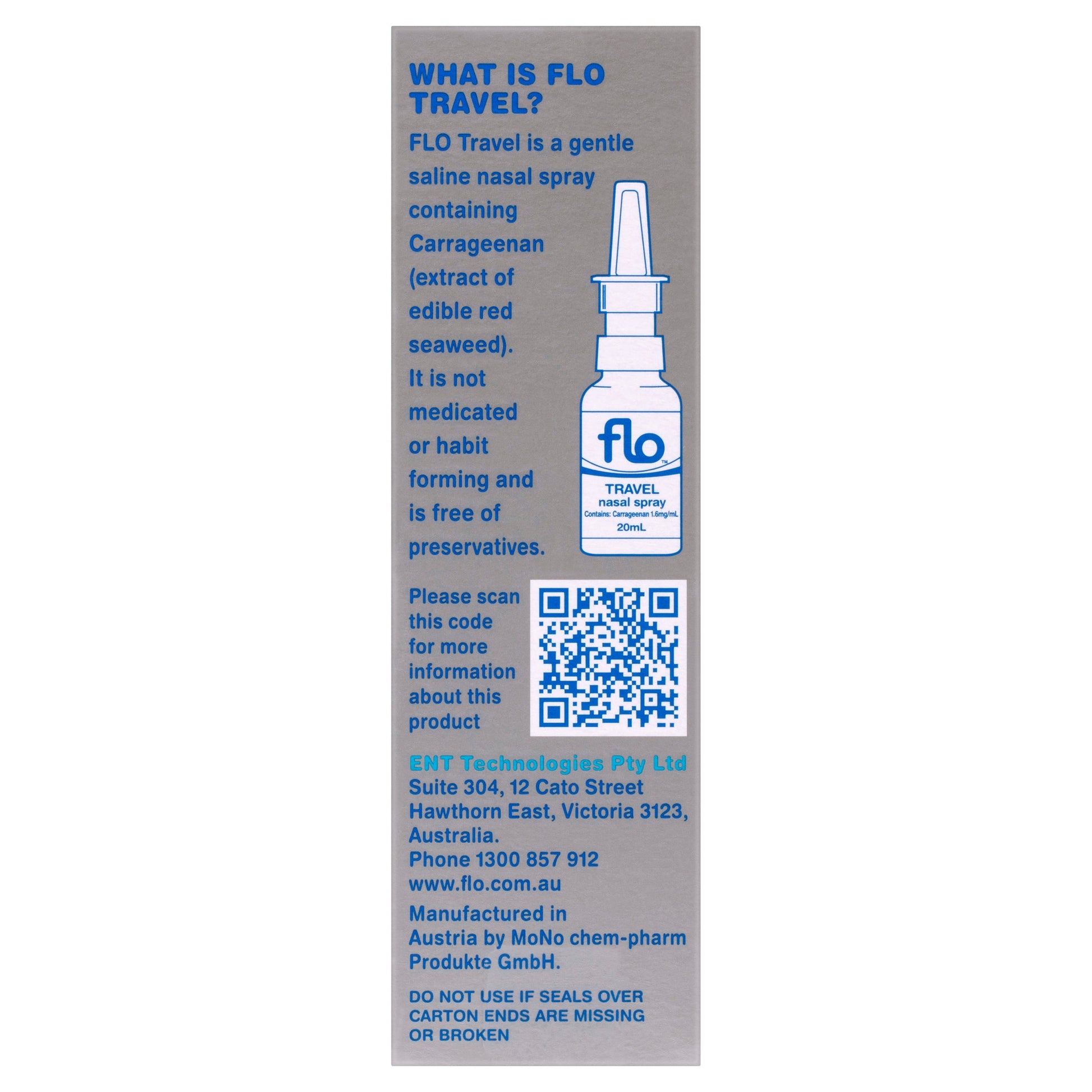FLO Travel Nasal Spray 20ml - Cutprice Online