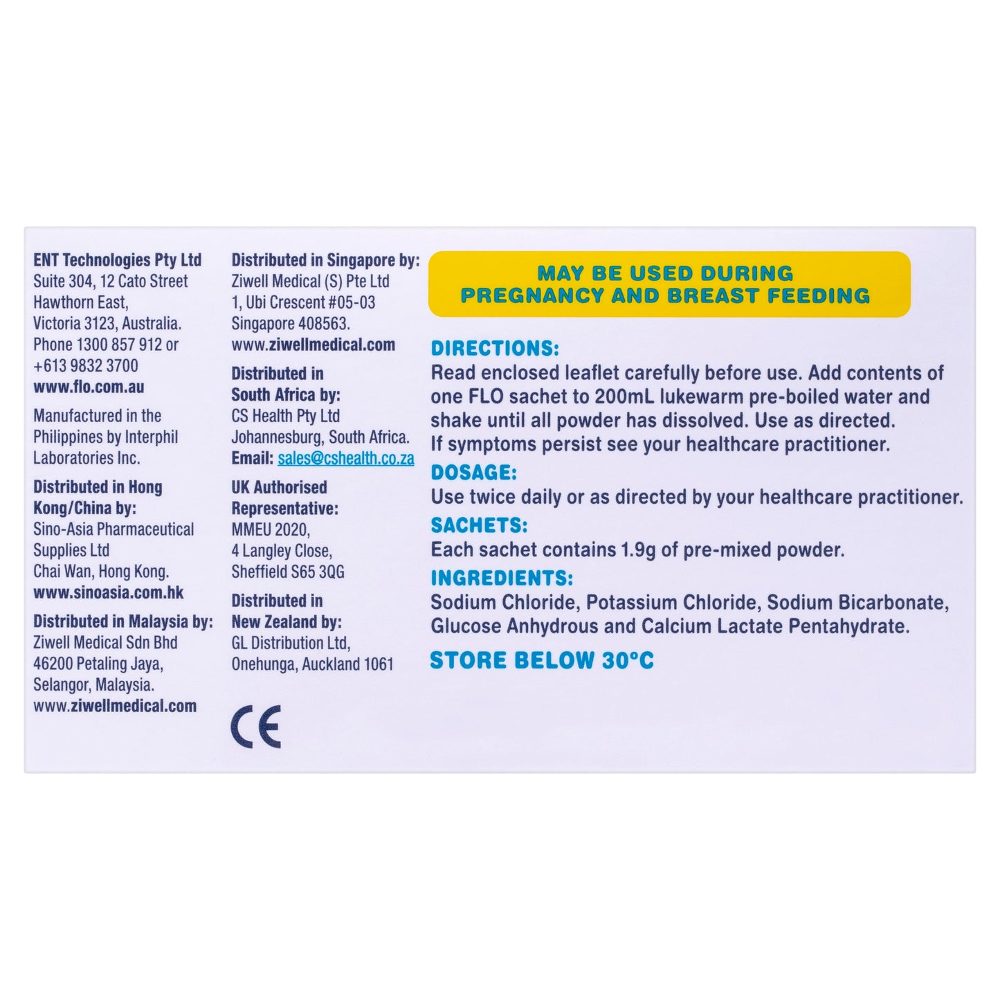 Flo Sinus Care Refill - 20 Sachets - Cutprice Online