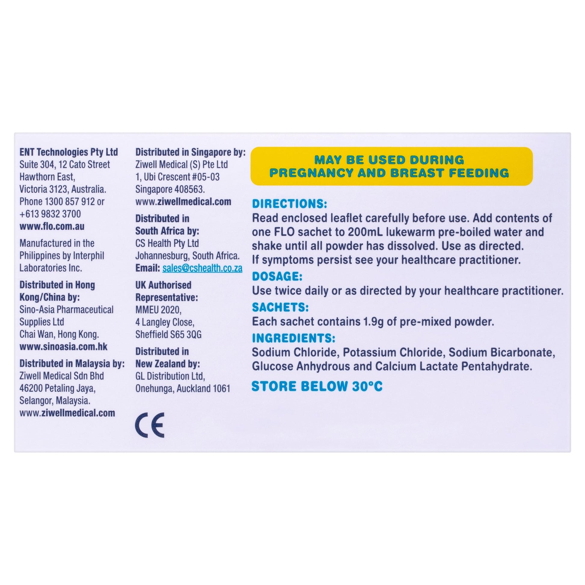 Flo Sinus Care Refill - 20 Sachets - Cutprice Online