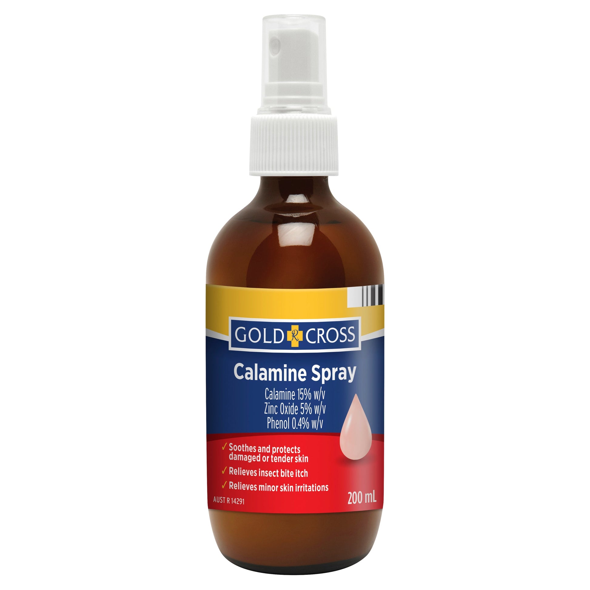 Gold Cross Calamine Lotion Spray 200ml - Cutprice Online