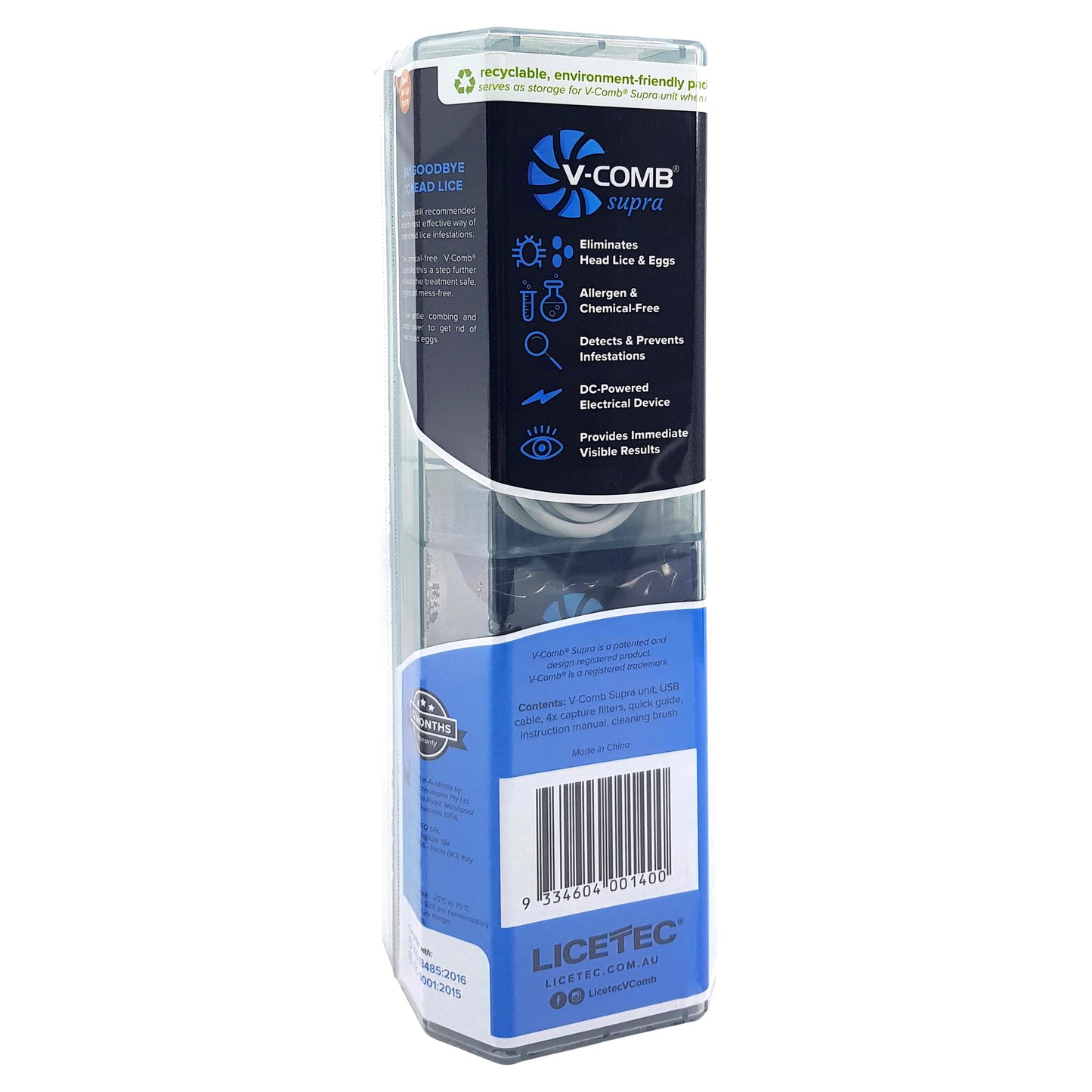 Licetec V-Comb Supra (DC-Powered) - Cutprice Online
