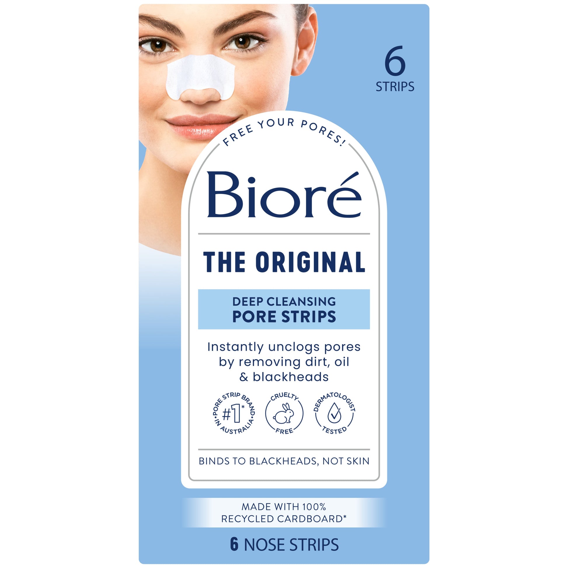 Biore Original Deep Cleansing Pore Strips 6 Pack - Cutprice Online