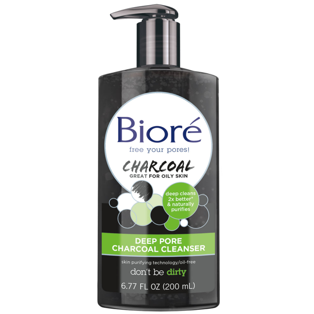 Biore Deep Pore Charcoal Cleanser 200ml - Cutprice Online