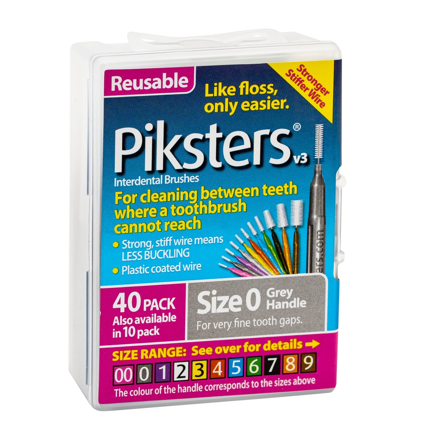 Piksters Interdental Brushes Size 0 - 40 Pack - Cutprice Online