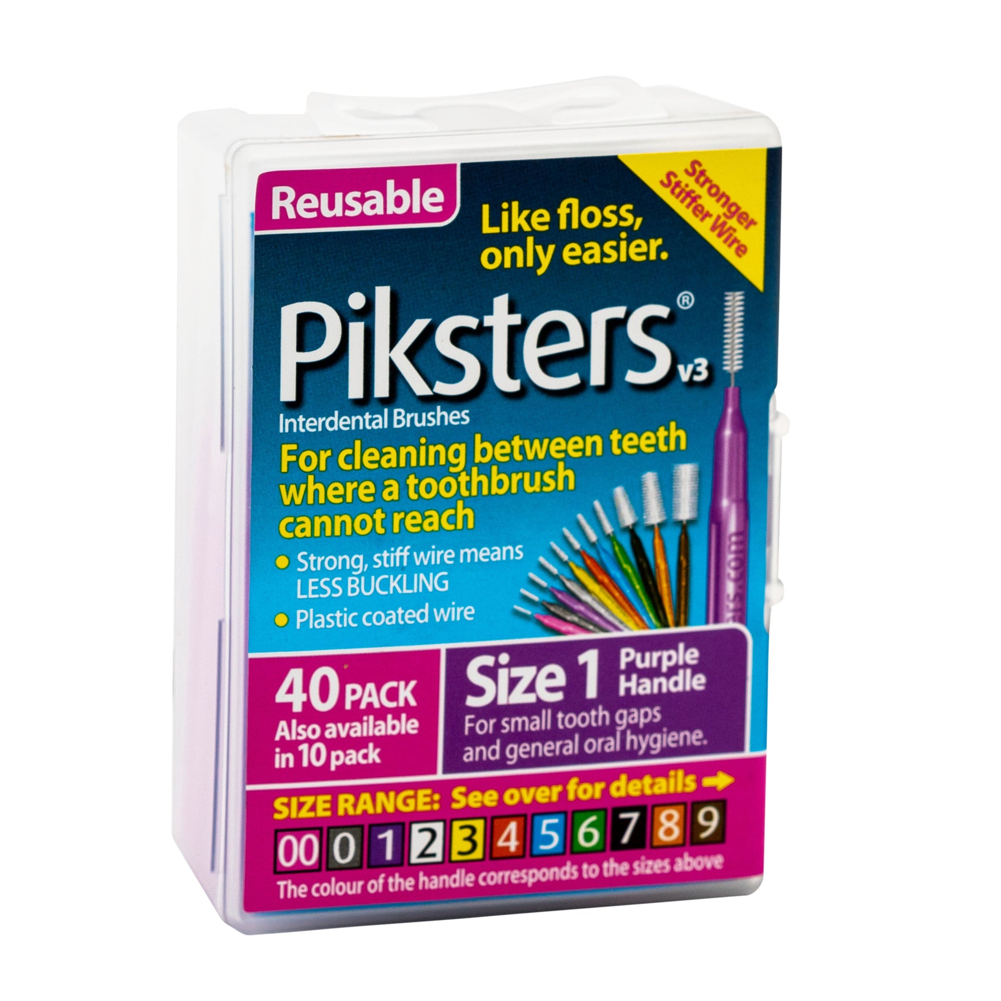Piksters Interdental Brushes Size 1 - 40 Pack - Cutprice Online