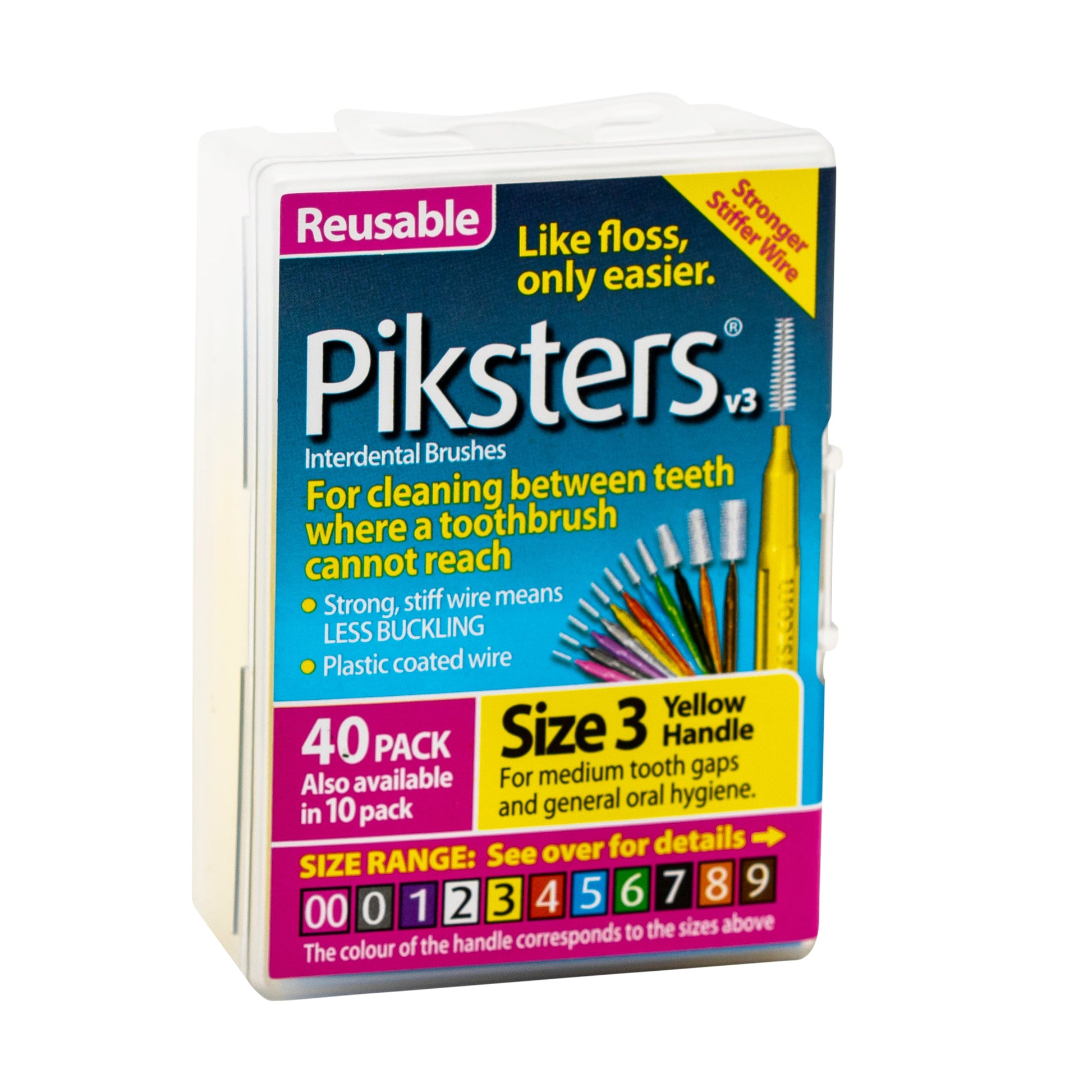 Piksters Interdental Brushes Size 3 - 40 Pack - Cutprice Online