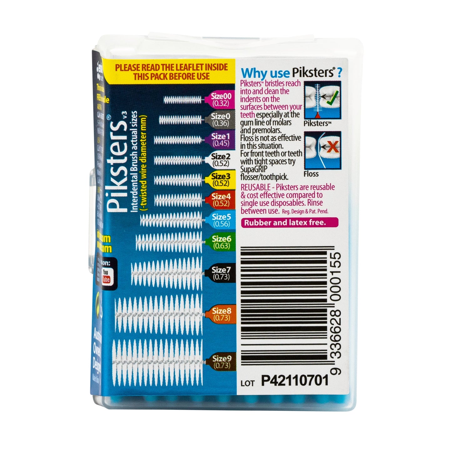 Piksters Interdental Brushes Size 5 - 40 Pack - Cutprice Online