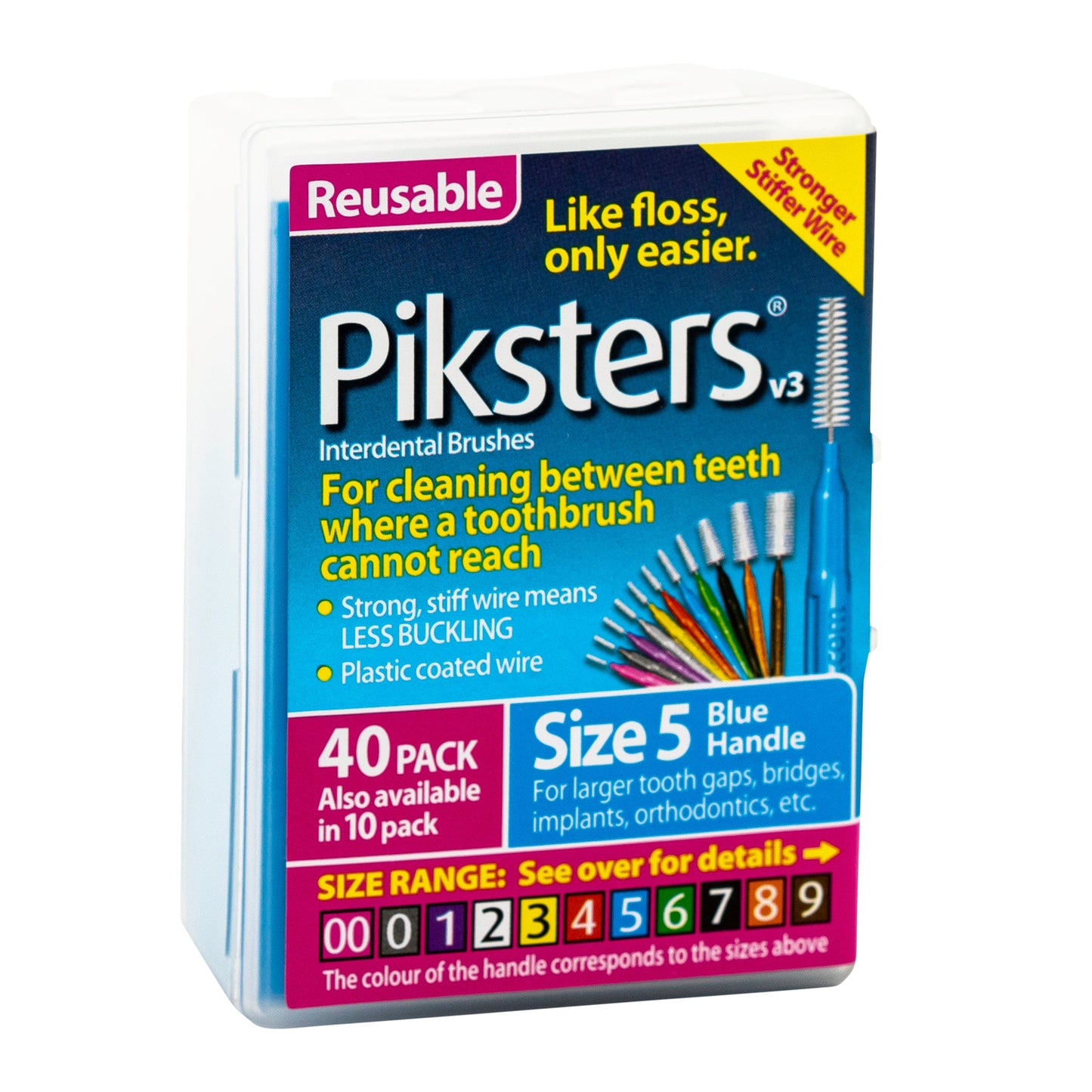 Piksters Interdental Brushes Size 5 - 40 Pack - Cutprice Online