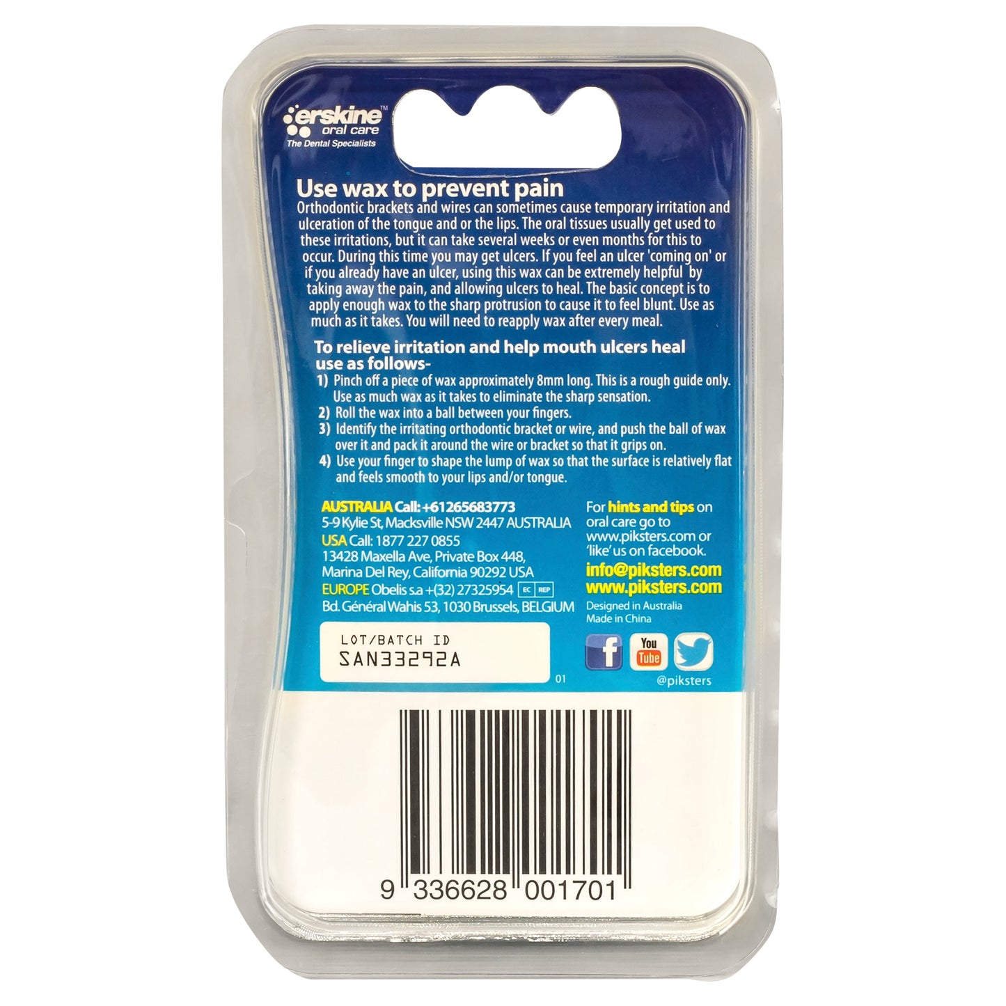 Piksters Orthodontic Wax - Cutprice Online