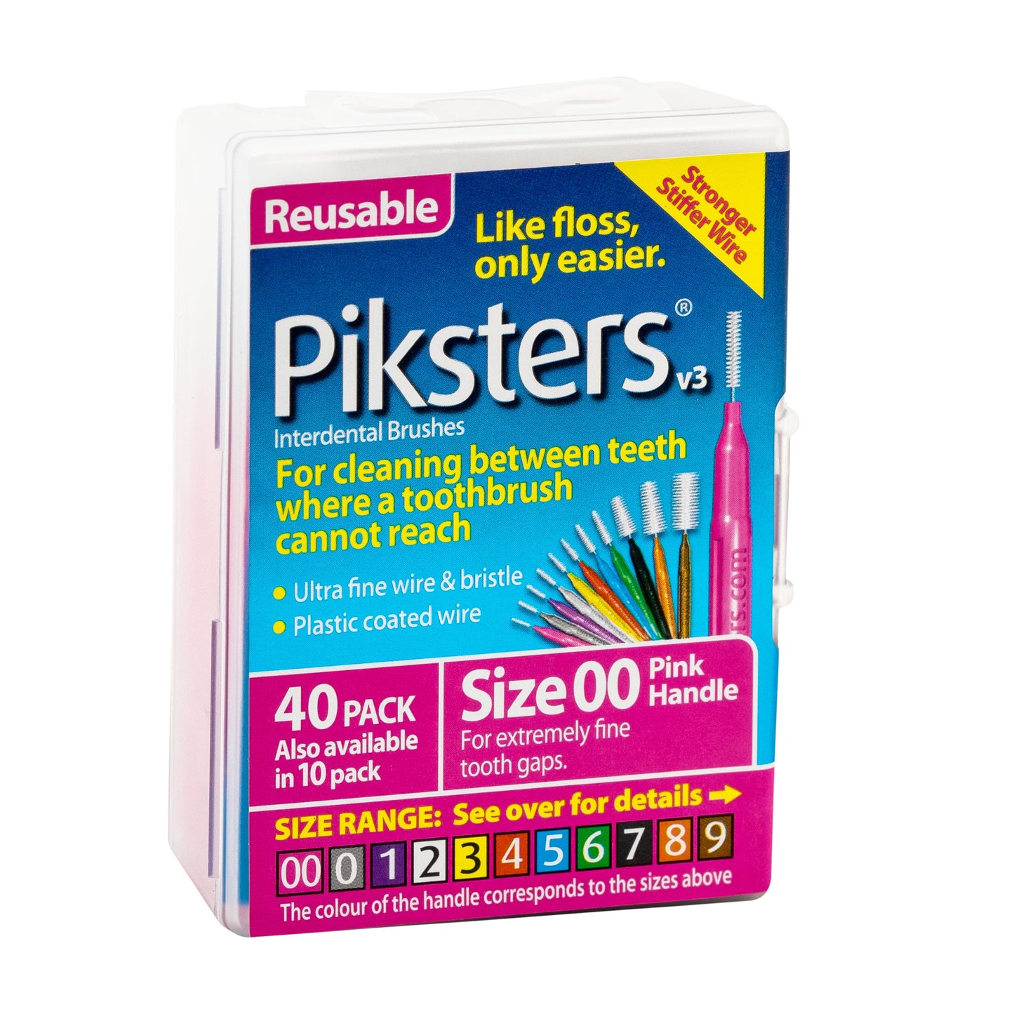 Piksters Size 00 Pink 40pk - Cutprice Online