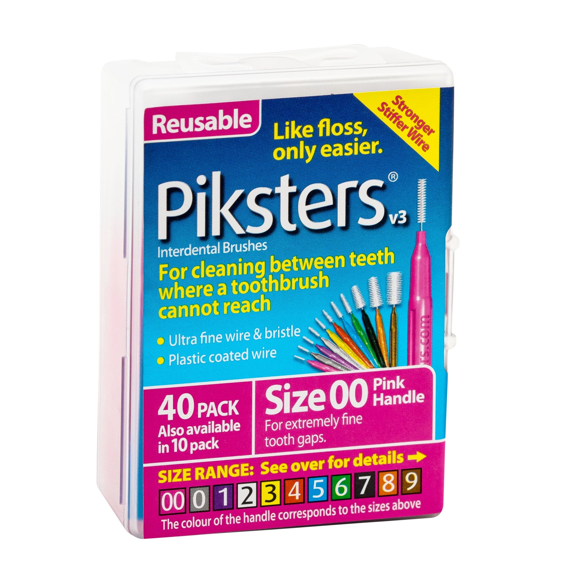 Piksters Size 00 Pink 40pk - Cutprice Online