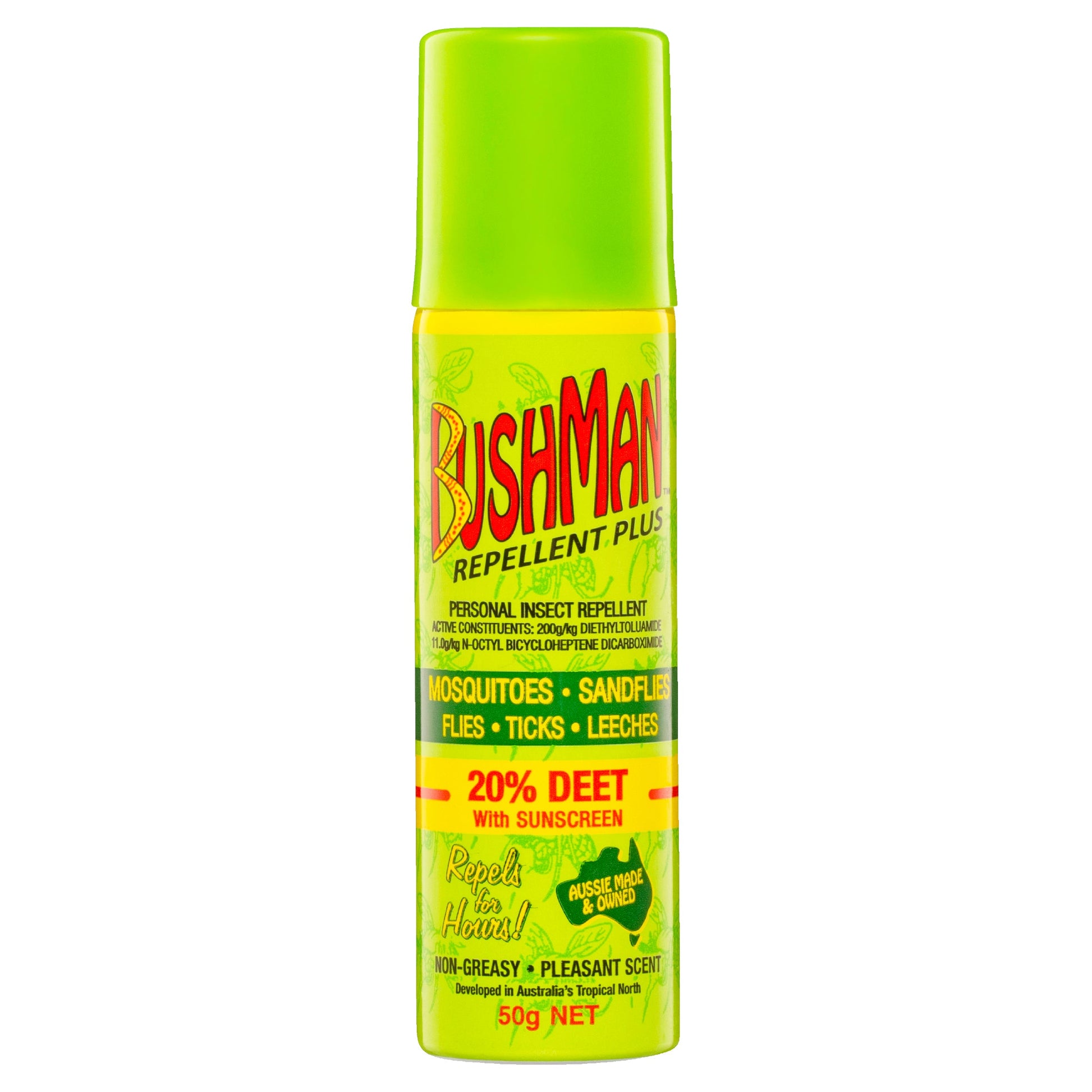 Bushman Plus Repellent With Sunscreen Aerosol - 50g - Cutprice Online