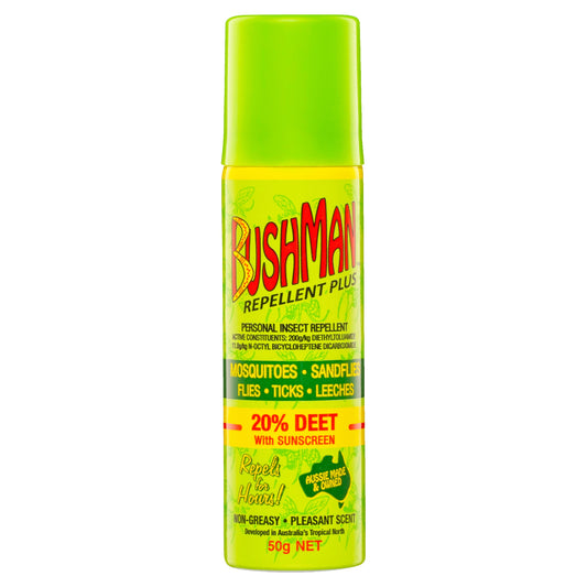 Bushman Plus Repellent With Sunscreen Aerosol - 50g - Cutprice Online